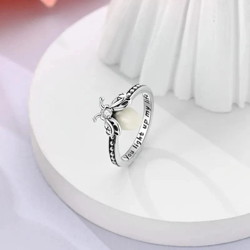 Luminous Glow-in-the-dark Firefly Band Ring