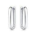 Minimalist Sleek Hoop Earrings