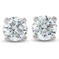 1/3 Ct Screw Back Diamond Studs 14k White Gold Lab Grown Earrings