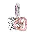 Mom Heart Dangle Charm