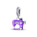 Purple Sewing Machine Charm