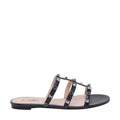 Valentino Garavani Women Rockstud With Cabochon Slide Sandals