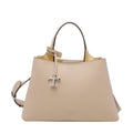 Tod's Women Small Leather Handbag With T Timeless Charm