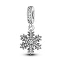 Sparkling Snowflake Charm with Pave Crystals