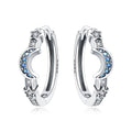 Star & Moon Hoop Earrings
