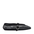 Alaia Women Strass Fishnet Flat Ballets