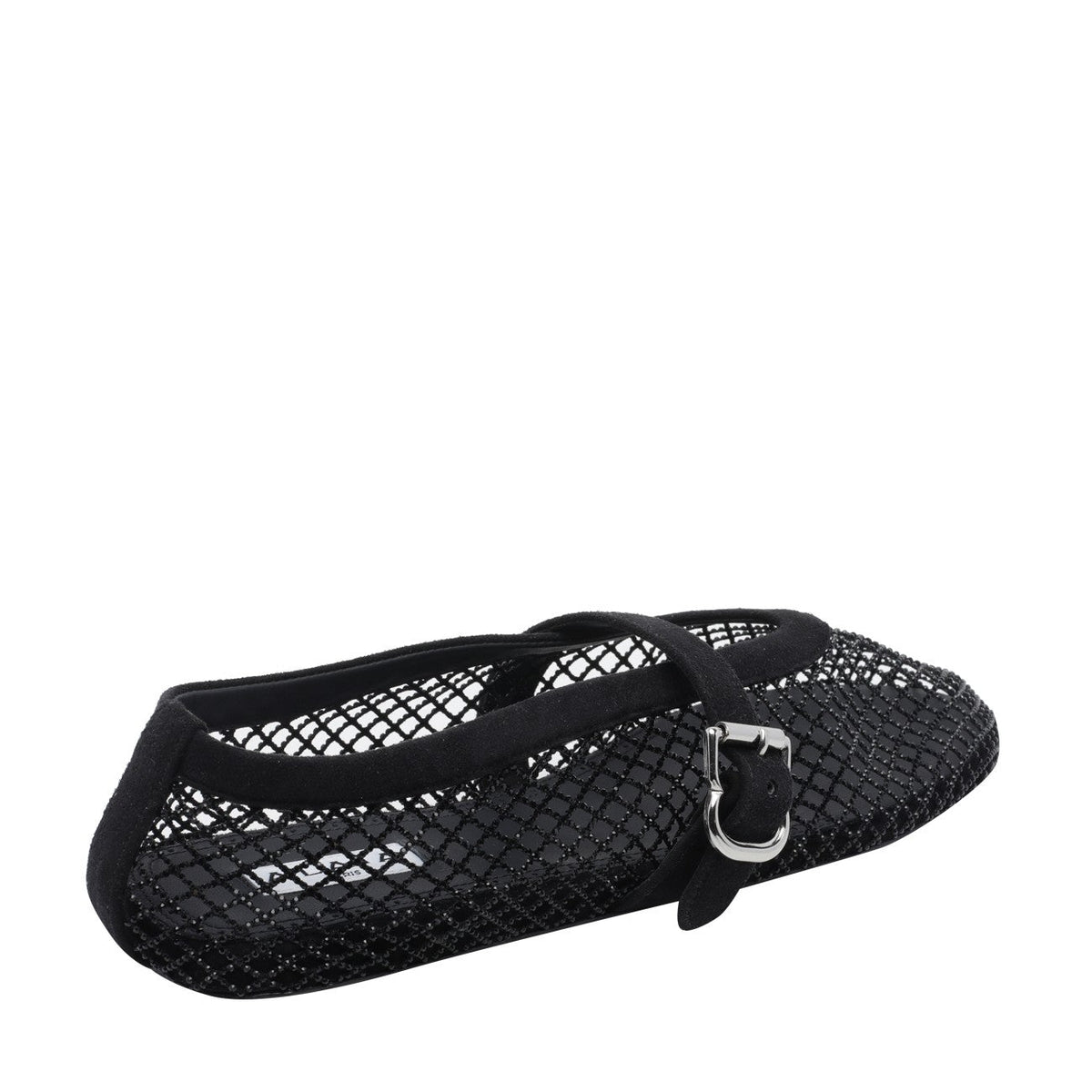Alaia Women Strass Fishnet Flat Ballets