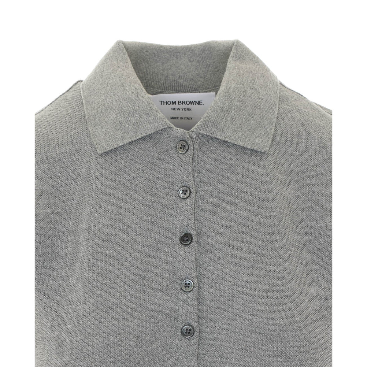 Thom Browne Women Stripe Logo Polo Dress