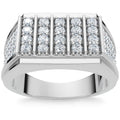 1Ct Men's Diamond Ring 14k Gold Lab Grown